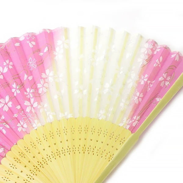 Eventail Japonais - White Cherry Blossom | Moshi Moshi Paris