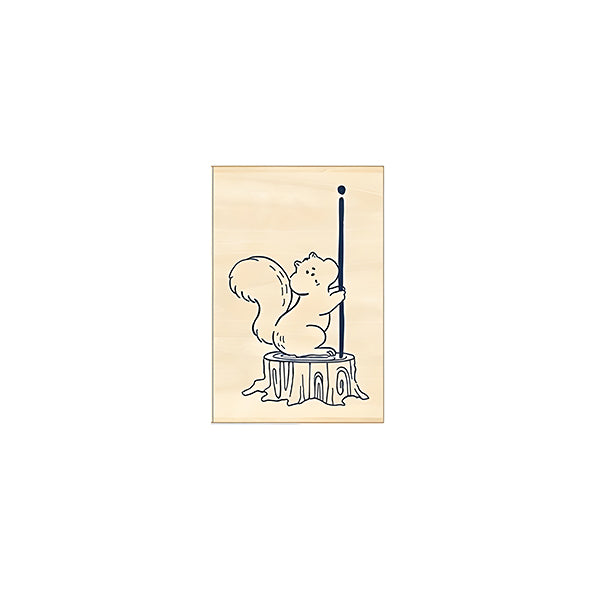 Tampon Masute no Aibo - Squirrel, Beverly | Moshi Moshi Papeterie