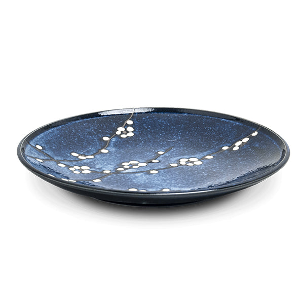 Assiette Umé Bleue - Vaisselle Japonaise | Moshi Moshi Paris