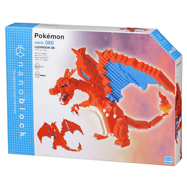 Nanoblock Dracaufeu - Pokémon, Edition Deluxe | Moshi Moshi Paris