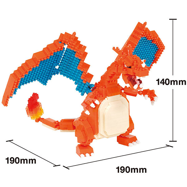 Nanoblock Dracaufeu - Pokémon, Edition Deluxe | Moshi Moshi Paris