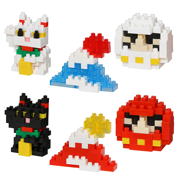 Mini Nanoblock Lucky Charm & Omikuji - Blind Box | Moshi Moshi Paris