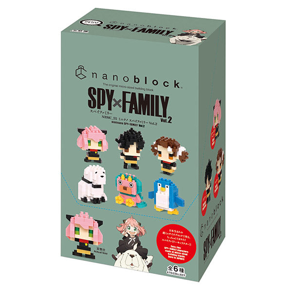 Boite Surprise Mini Nanoblock Spy x Family, Vol.2 | Moshi Moshi Paris