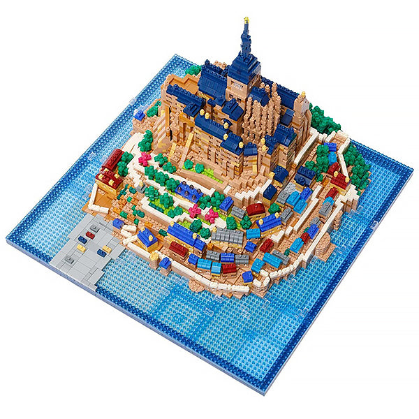 Oichy – Blocs Mont Saint-Michel – 1392 Pièces – Maquette Architecture Religieuse – Cadeau Pour Garçons Et Filles