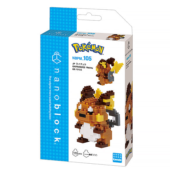 Nanoblock Raichu - Pokémon | Moshi Moshi Paris