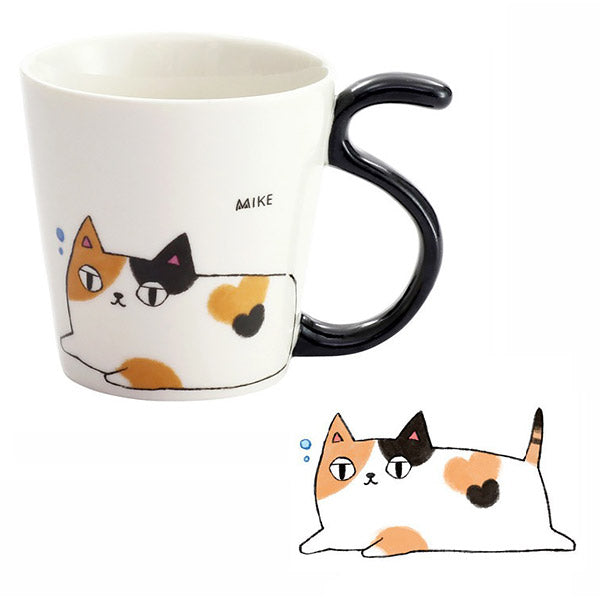 Tasse Chat Mike Kawaii - Made in Japan | Moshi Moshi Boutique Paris