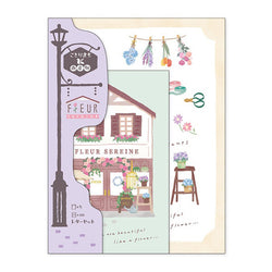 Papier Lettre & Enveloppe Flower Shop - Papeterie | Moshi Moshi Paris