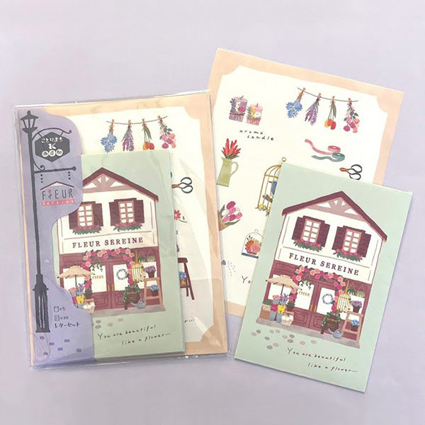 Papier Lettre & Enveloppe Flower Shop - Papeterie | Moshi Moshi Paris