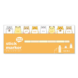 Marque Page Sticker - Happy Hamsters | Moshi Moshi Papeterie Kawaii