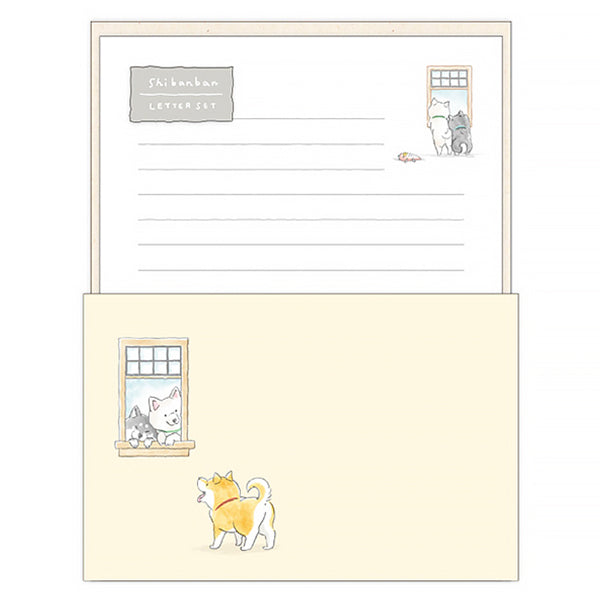 Papier Lettre & Enveloppe - Shiba Inu | Moshi Moshi Papeterie