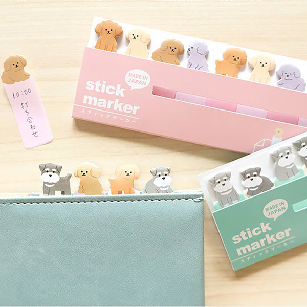 Marque Page Sticker - Little Poodle | Moshi Moshi Papeterie Kawaii