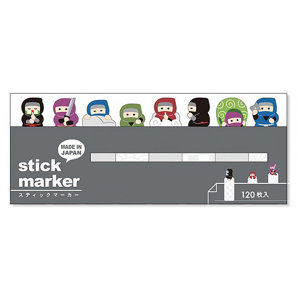 Marque Page Ninja - Papeterie Japonaise | Moshi Moshi Paris
