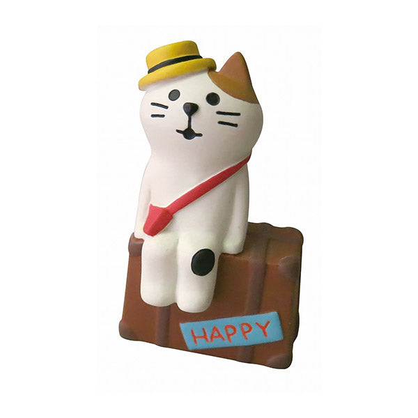 Mini Figurine Chat Travel - Déco Japonaise | Moshi Moshi Paris