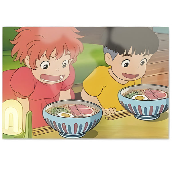 Carte Postale Ponyo Ramen - Studio Ghibli | Moshi Moshi 