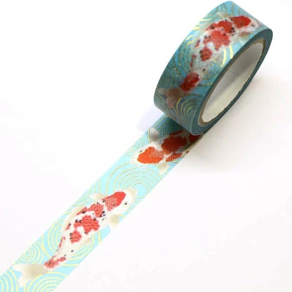Washi Tape Japonais - Carpe Koi | Moshi Moshi Papeterie