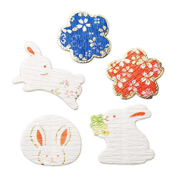 Stickers Box Hana Iro Usagi - Papeterie Japonaise | Moshi Moshi Paris