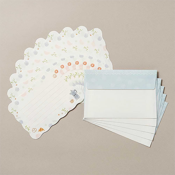Papier Lettre Japonais L'Allure - Café | Moshi Moshi Paris