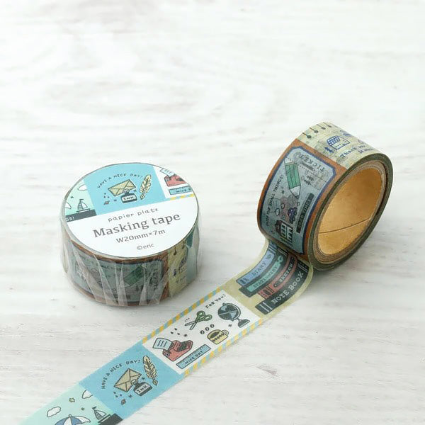Washi Tape Japonais Eric - Stationery | Moshi Moshi Papeterie