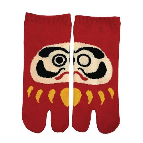 Chaussette Tabi - Daruma Rouge | Moshi Moshi Paris Japan