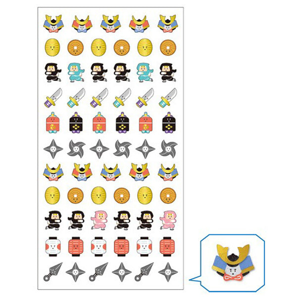 Stickers Japan - Oedo Ninja | Moshi Moshi Papeterie Kawaii
