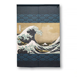 Noren Japonais - La Grande Vague de Kanagawa | Moshi Moshi 
