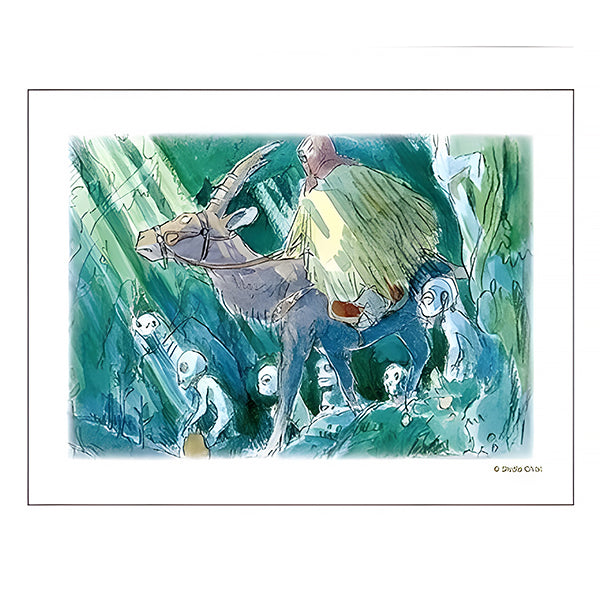 Carte de Vœux Princesse Mononoké - Studio Ghibli | Moshi Moshi