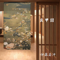 Noren Kaiko - Ito Jakuchū | Moshi Moshi Déco Japonaise