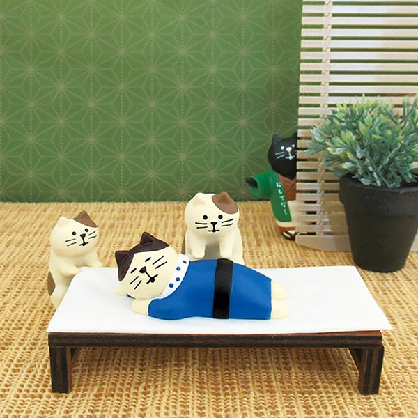 Mini Figurine Chat Kiné - Déco Japonaise | Moshi Moshi Paris
