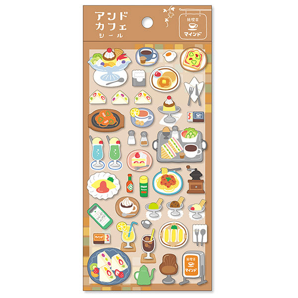 Stickers Foodies - Pure Coffee Shop | Moshi Moshi Papeterie Kawaii