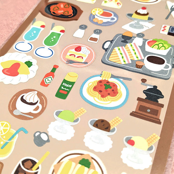 Stickers Foodies - Pure Coffee Shop | Moshi Moshi Papeterie Kawaii