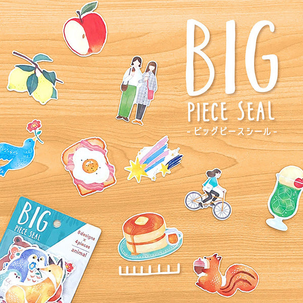 Stickers Box Big Seal - Animal | Moshi Moshi Papeterie Kawaii Japan