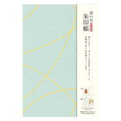 Carnet Japonais Memoibi Shuincho - Light Water, Gold | Moshi Moshi