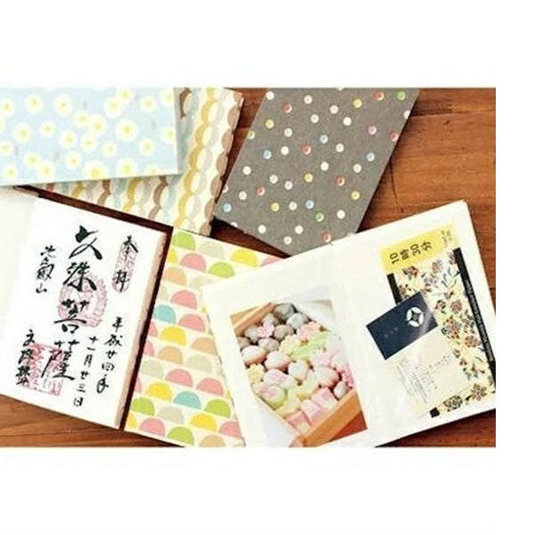 Carnet Japonais Memoibi Shuincho - Light Water, Gold | Moshi Moshi