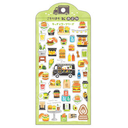 Stickers Kitchen Car -  Burger store | Moshi Moshi Papeterie Kawaii