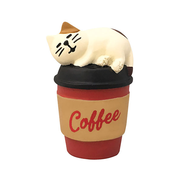 Mini Figurine Chat Coffee - Déco Japonaise | Moshi Moshi Paris