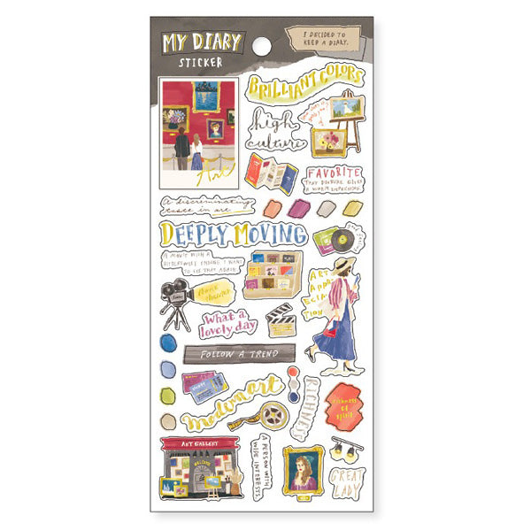 Stickers My Diary Art - Papeterie Japonaise | Moshi Moshi Paris 