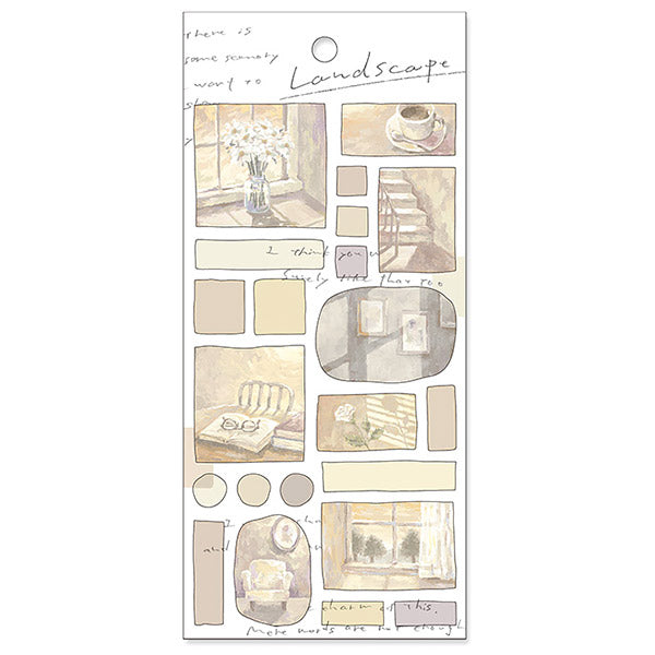 Stickers Landscape Twilight - Papeterie Japonaise | Moshi Moshi Paris