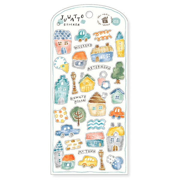 Stickers Juwatto Gusset - Aquarelle Japonaise | Moshi Moshi Paris