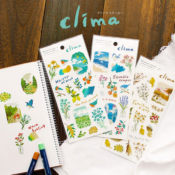 Stickers Japonais - Clima Island | Moshi Moshi Papeterie Paris