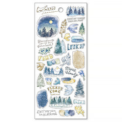 Stickers Warble Navy - Papeterie Japonaise | Moshi Moshi Paris