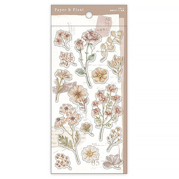 Stickers Paper & Plant - Papeterie Japonaise | Moshi Moshi Paris