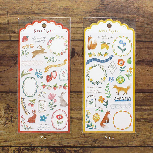 Stickers Kitsuné Renard - Papeterie Japonaise | Moshi Moshi Paris