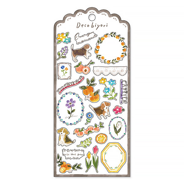Stickers Decobiyori Dog - Papeterie Japonaise | Moshi Moshi Paris