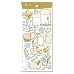 Stickers Page Bread - Papeterie Japonaise | Moshi Moshi Paris