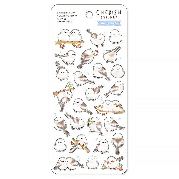 Stickers Cherish Bird - Papeterie Japonaise | Moshi Moshi Paris