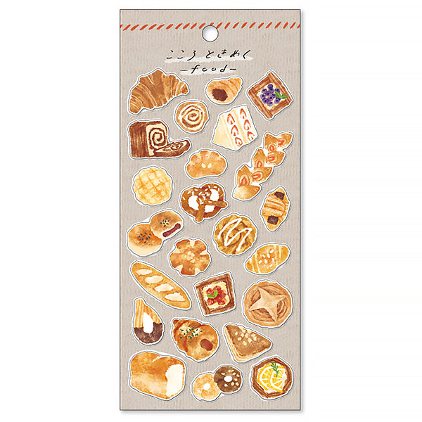 Stickers Japonais - Food Bread | Moshi Moshi Papeterie Kawaii