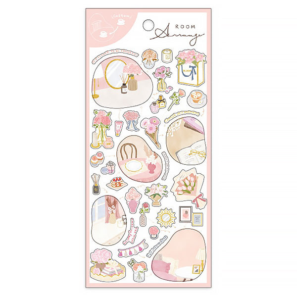 Stickers Room Arrangement - Flower | Moshi Moshi Paris Japan