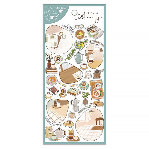 Stickers Room Arrangement - Coffee | Moshi Moshi Paris Japan