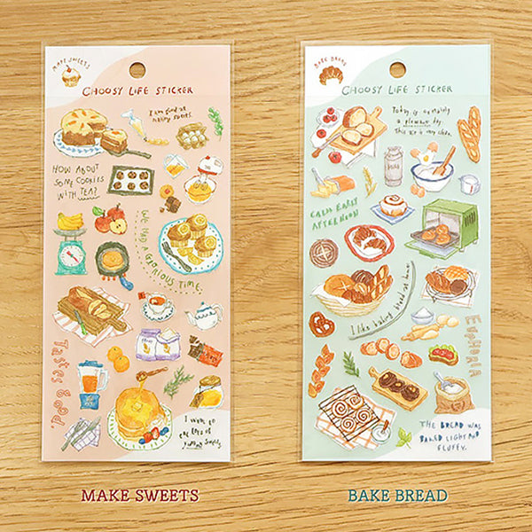Stickers Choosy Life - Make Lunch | Moshi Moshi Papeterie Kawaii