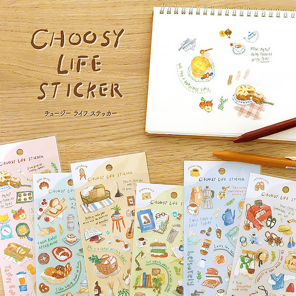 Stickers Choosy Life - Bake Bread | Moshi Moshi Papeterie Kawaii